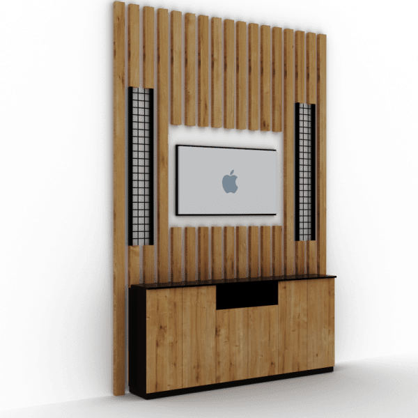 Gold-11Aktenschrank mit Deko Balken