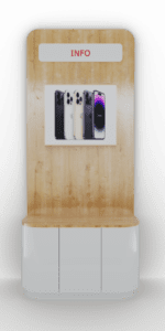 Diamond – Rückwand mit Lightbox und Unterschrank