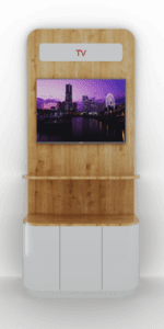 Diamond – TV Rückwand mit Mittelregal